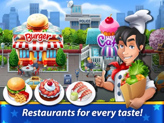 Cooking Stars Restaurant Game android App screenshot 2