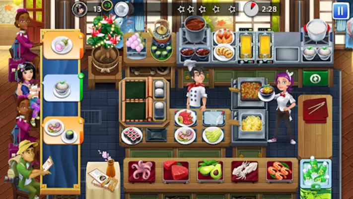 Cooking Stars Restaurant Game android App screenshot 5